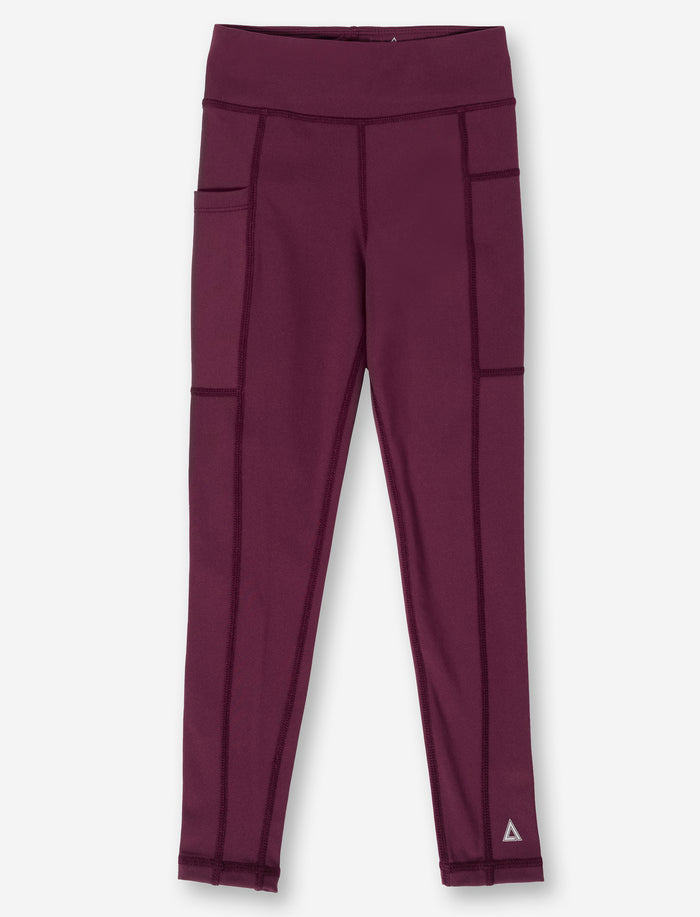 Legging de sport long à poche pour petite fille