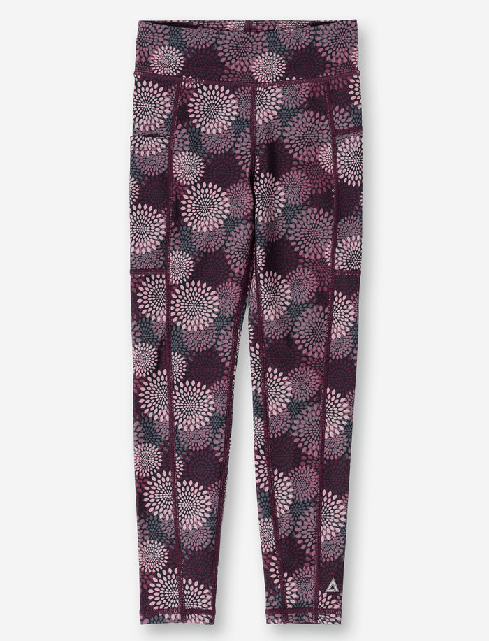 Legging de sport long à poche pour petite fille