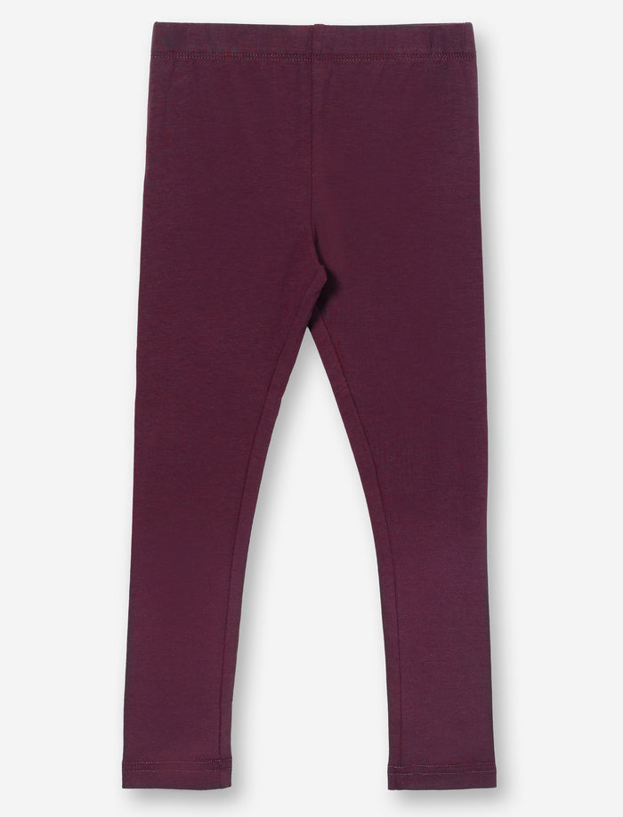 Legging long en coton pour petite fille