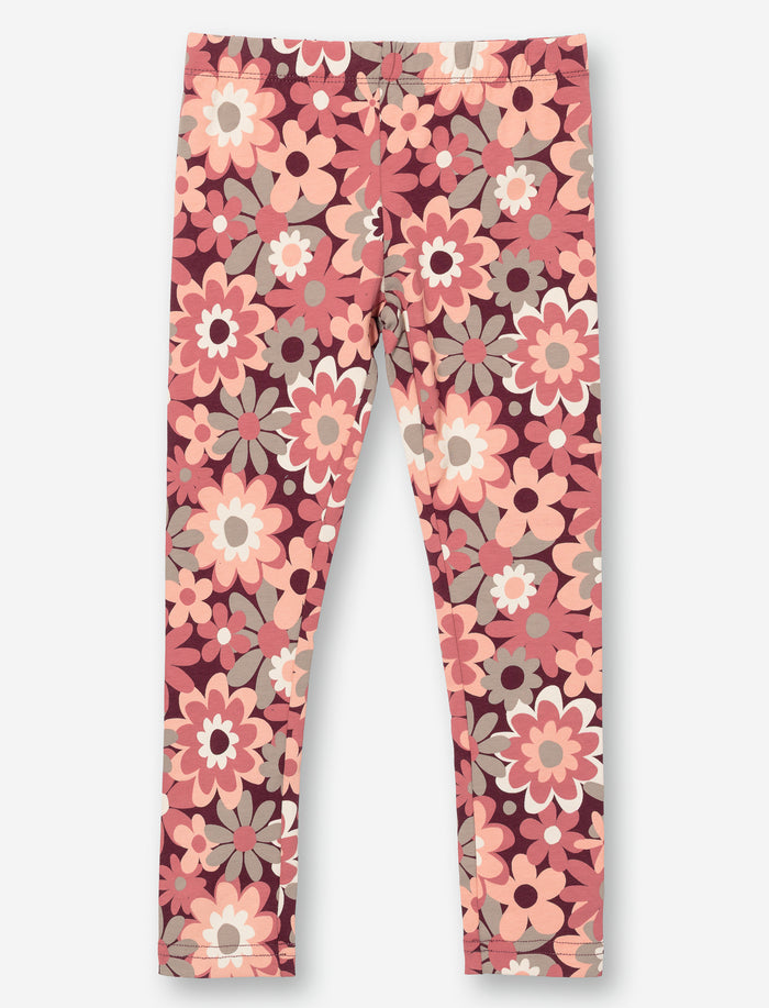 Legging long en coton pour petite fille