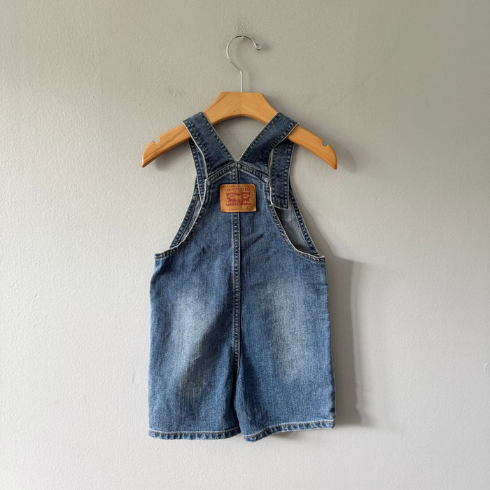 Levi's / Denim overall shorts / 2T