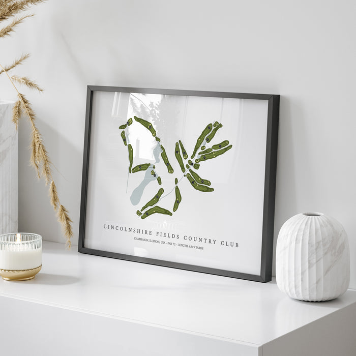 Lincolnshire Fields Country Club | Golf Course Map | On Table