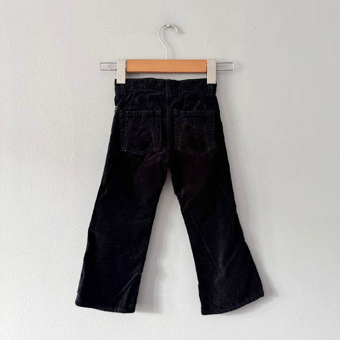 Little Marc Jacobs / Black velour pants / 3Y