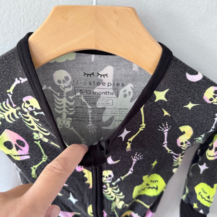 Little Sleepies / Halloween sleep romper / 6-12M