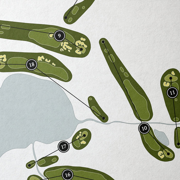 Loch Lomond Golf Club | Golf Course Map | Close Up