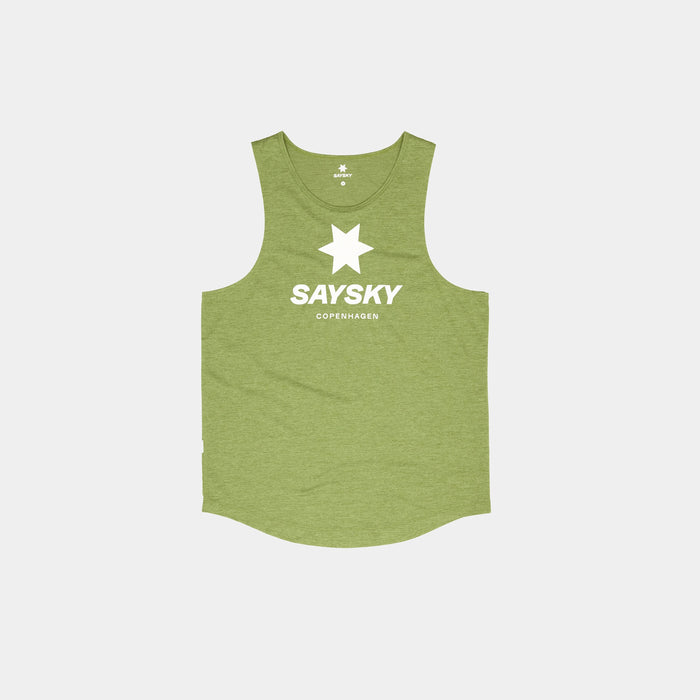 Saysky Logo Combat Pro Singlet Green 3009 NMRSI30C3009