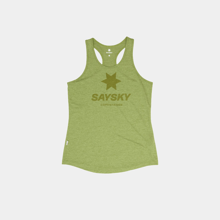 Saysky Logo Combat Pro Singlet Green 3009 NWRSI30C3009