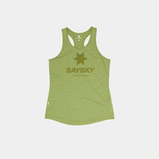 Saysky Logo Combat Pro Singlet Green 3009 NWRSI30C3009