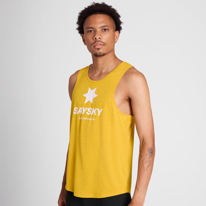 Saysky Logo Combat Pro Singlet Yellow 4007 NMRSI30C4007