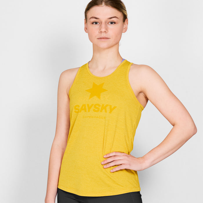 Saysky Logo Combat Pro Singlet Yellow 4007 NWRSI30C4007