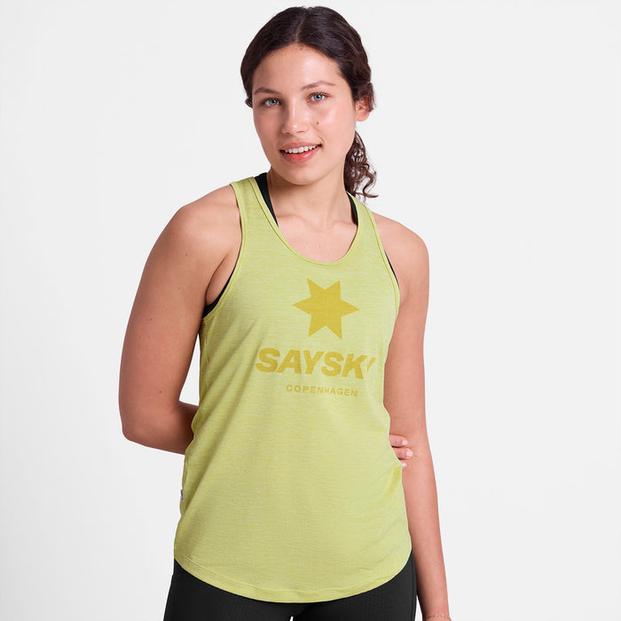 Saysky Logo Combat Pro Singlet Yellow 4009 SW30004