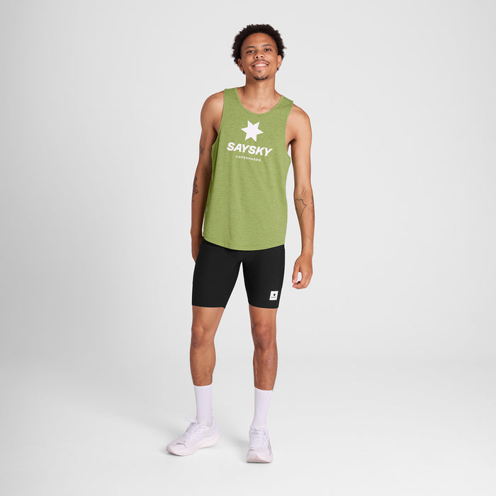 Saysky Logo Combat Pro Singlet Green 3009 NMRSI30C3009