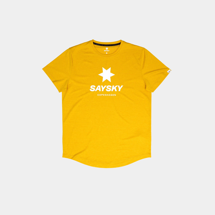 Saysky Logo Combat Pro T-Shirt Yellow 4007 NMRSS30C4007