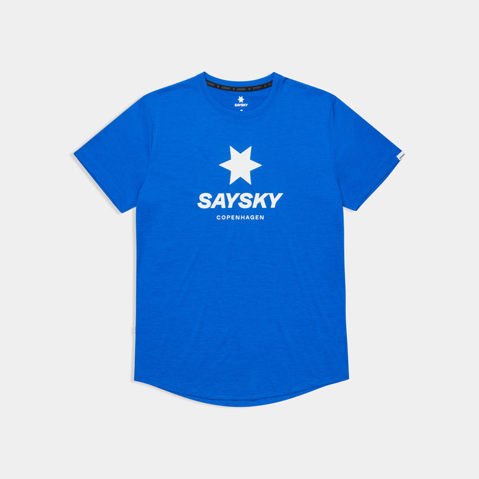 Saysky Logo Combat Pro T-Shirt Blue 2017 SM25005