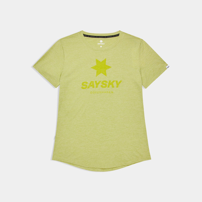 Saysky Logo Combat Pro T-shirt Yellow 4009 SW25005