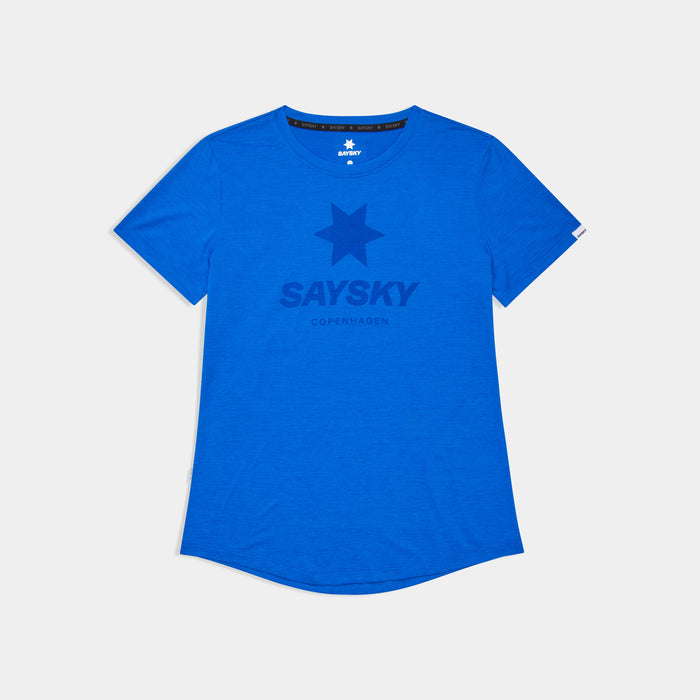 Saysky Logo Combat Pro T-shirt Blue 2017 SW25005