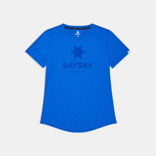 Saysky Logo Combat Pro T-shirt Blue 2017 SW25005