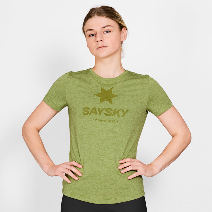 Saysky Logo Combat Pro T-shirt Green 3009 NWRSS30C3009