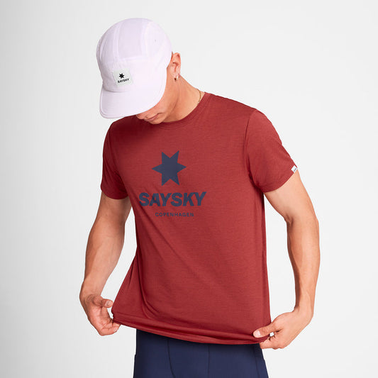 Saysky Logo Combat Pro T-Shirt Red 5007 OMRSS30C5007