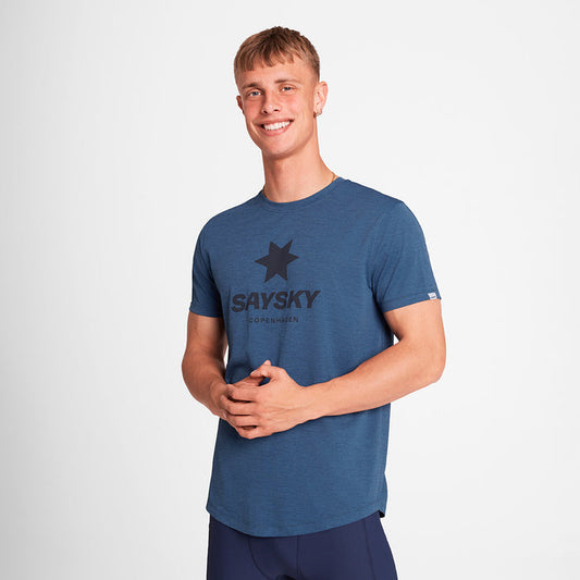Saysky Logo Combat Pro T-Shirt Blue 2012 OMRSS30C2012