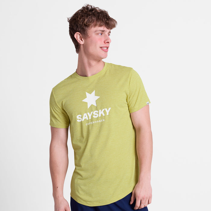 Saysky Logo Combat Pro T-Shirt Yellow 4009 SM25005