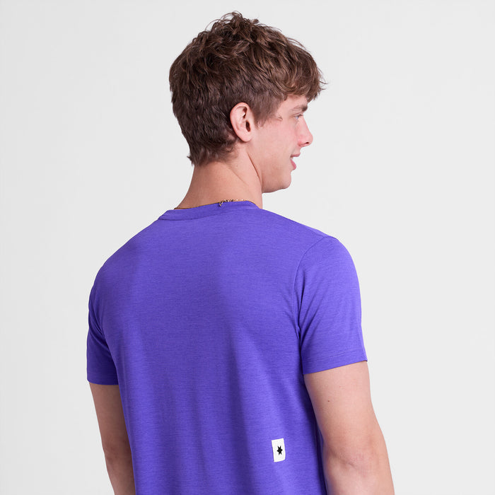 Saysky Logo Combat Pro T-Shirt Purple 7012 SM25005
