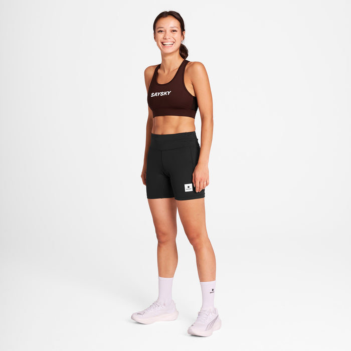 Saysky Logo Combat Sports Bra Red 508 OWRSB30C508