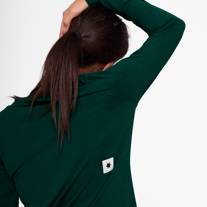 Saysky Logo Pace Long Sleeve Green 3010 OWRLS20C3010