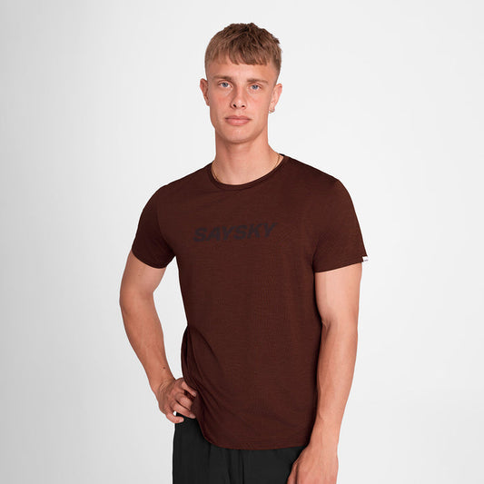 Saysky Logo Pace T-Shirt Red 5008 OMRSS20C5008