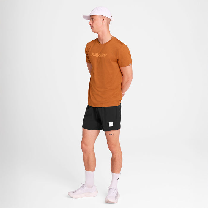 Saysky Logo Pace T-Shirt Orange 4008 OMRSS20C4008