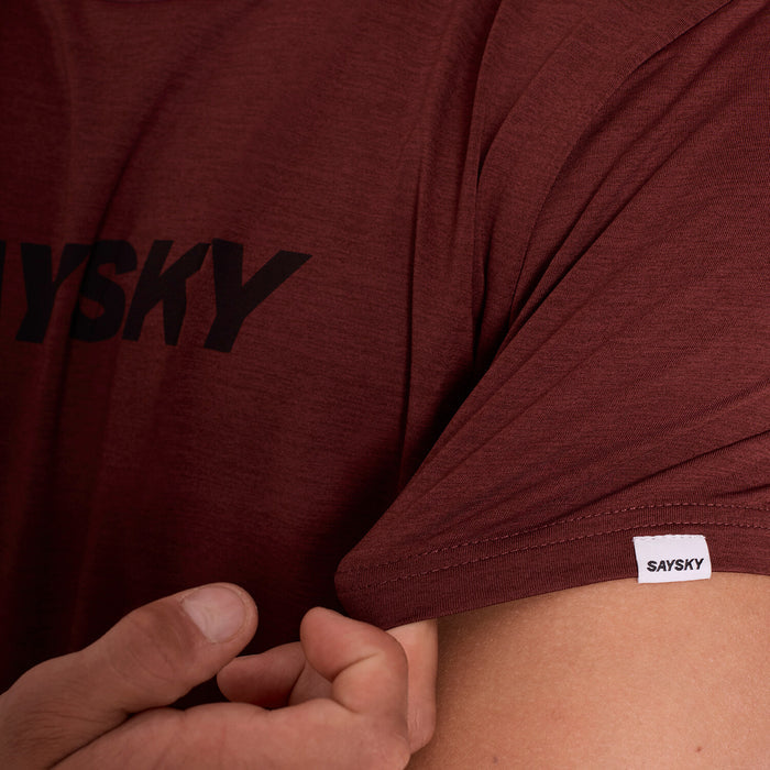 Saysky Logo Pace T-Shirt Red 5008 OMRSS20C5008