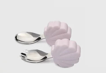 LouLou Lollipop Born to be Wild Learning Spoon + Fork Sets