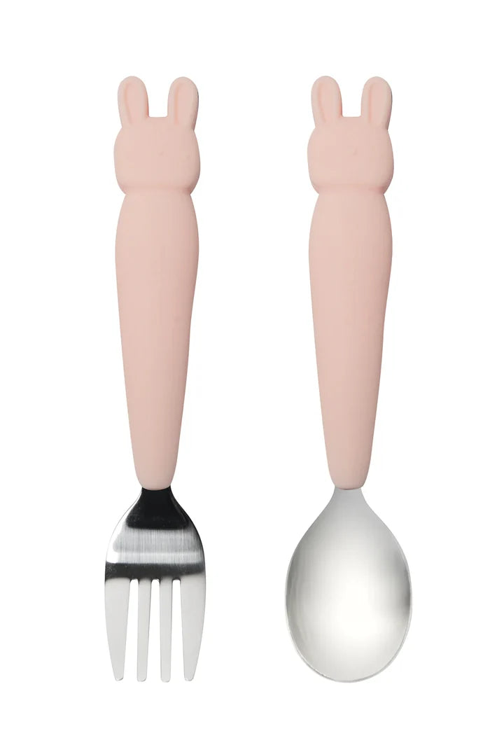 LouLou Lollipop Born to be Wild Toddler Spoon + Fork Sets