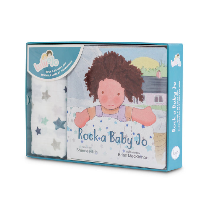 Lulujo Book and Blanket Gift Set