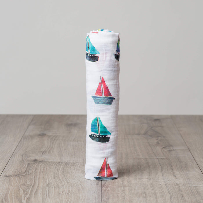 Lulujo Cotton Muslin Swaddle Blanket