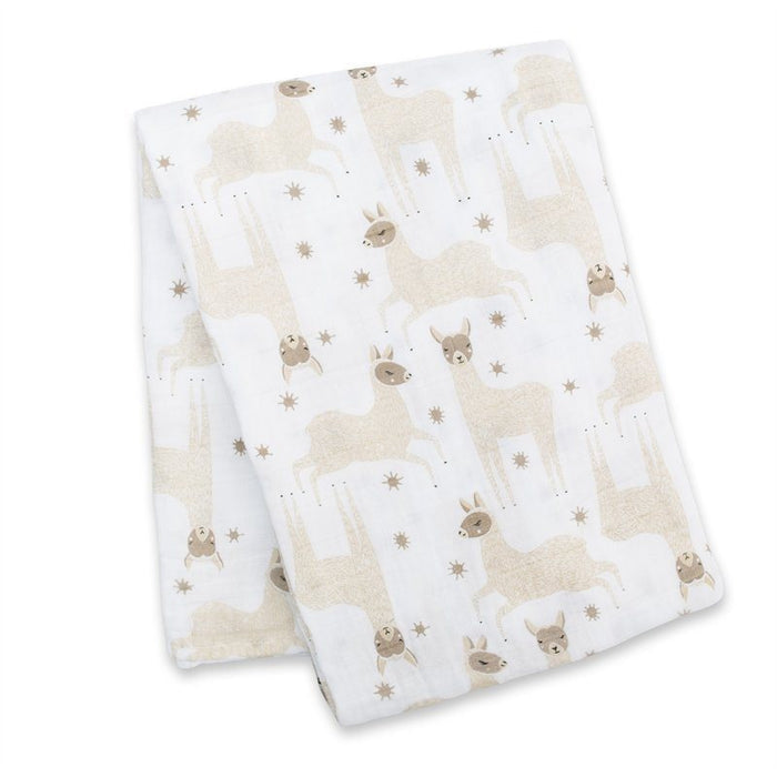 Lulujo Cotton Muslin Swaddle Blanket