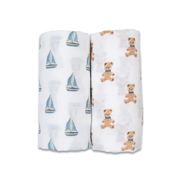 Vintage Bears & Sailboats