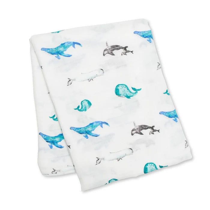 Lulujo Deluxe Bamboo Swaddle Blanket - Modern Collection