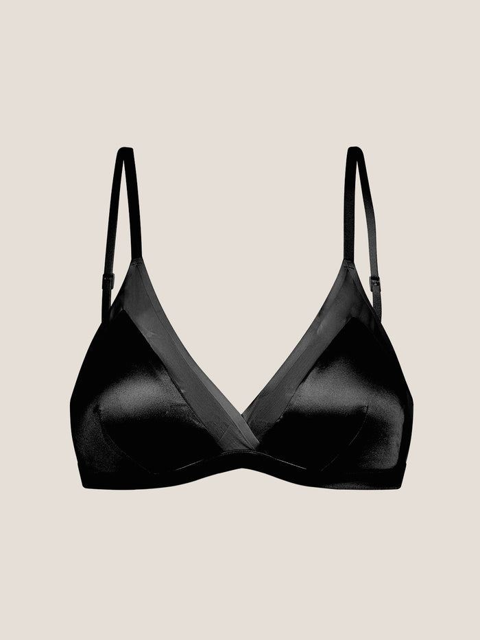 Luxe Silk Triangle Bra