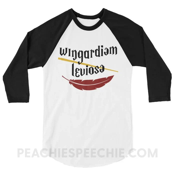 Magic Spell Baseball Tee - White/Black / XS - T-Shirts & Tops peachiespeechie.com