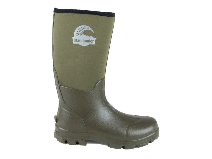 Mainlander Lifestyle Gumboot Waterproof Outdoor Boot | Green