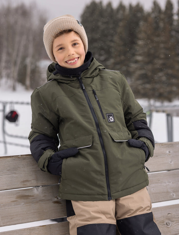 Manteau à capuchon pour ado garçon