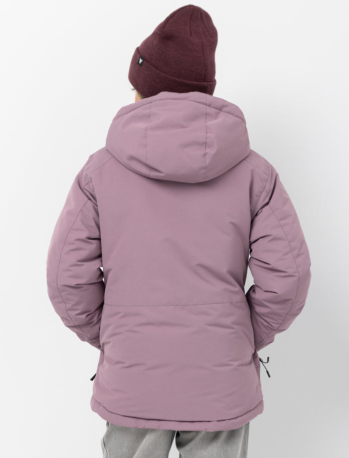 Manteau uni à capuchon pour ado fille
