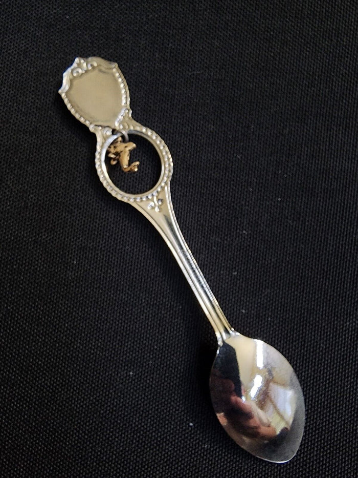 Marineland Florida Collectible Travel Souvenir Spoon 4.5" Dolphin Dangler Fort