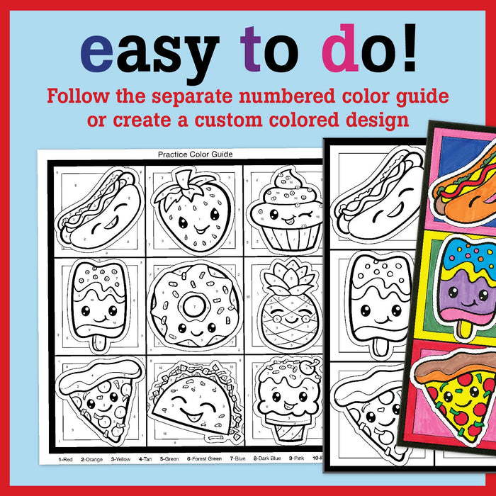 Marker Color By Number - Foodie Friends