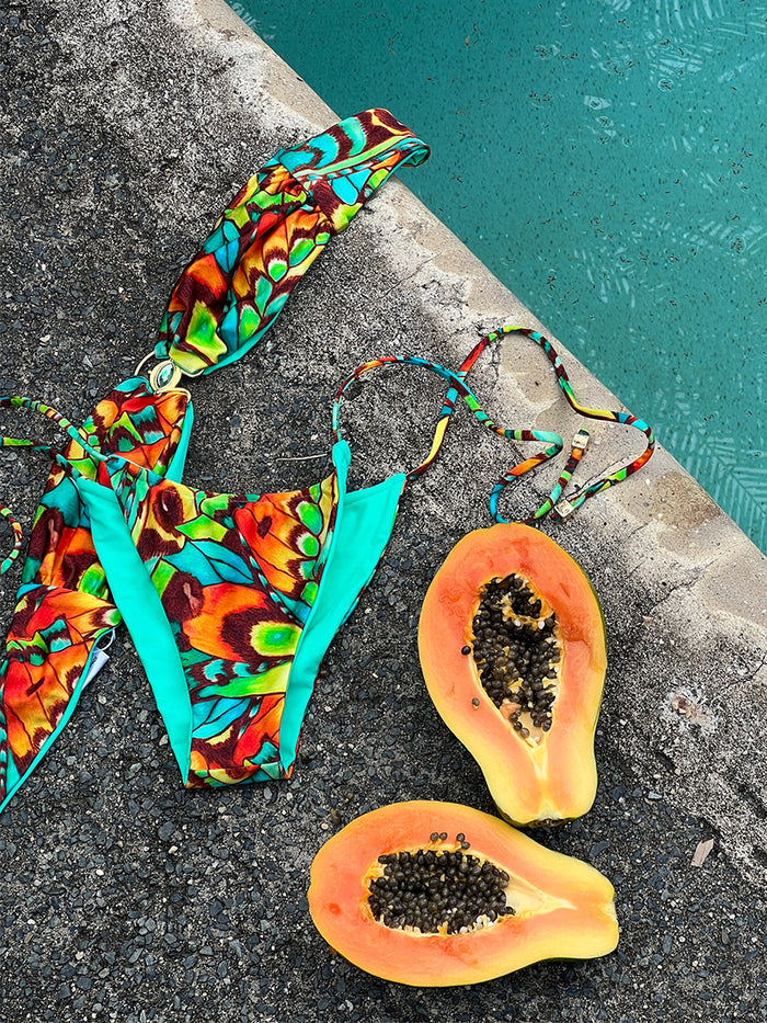 Green String Bikini Bottom