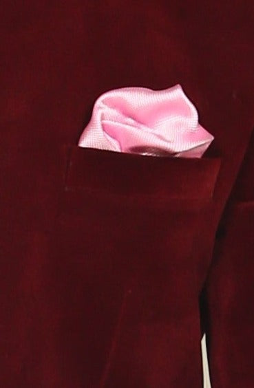 Maroon  Color Velvet Blazer With White Kurta Pajama Set