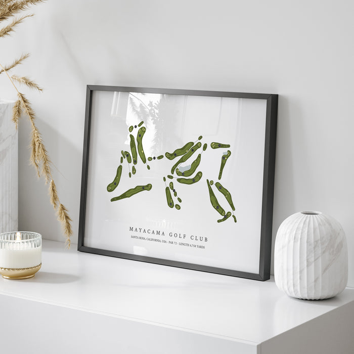 Mayacama Golf Club | Golf Course Print | On Table