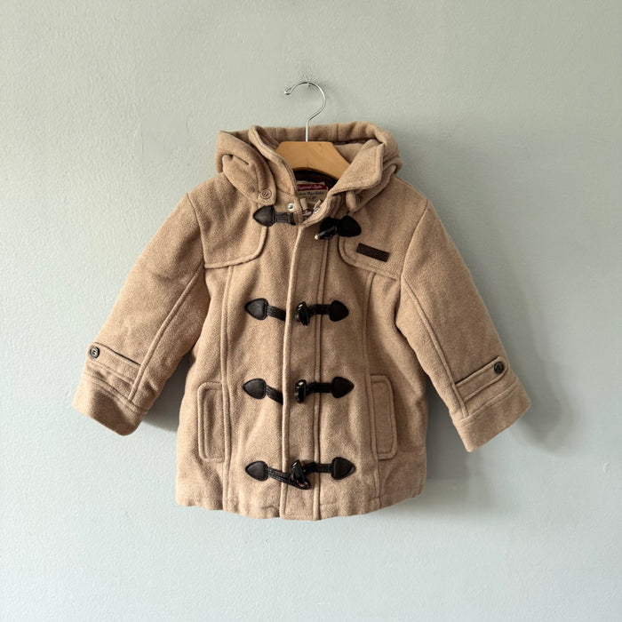 Mayoral / Camel brown wool coat / 24M