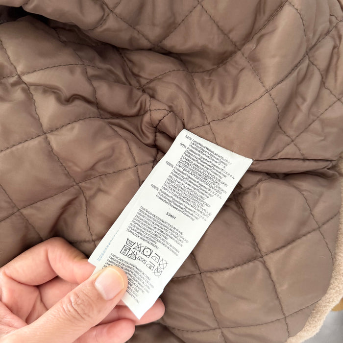 Mayoral / Camel brown wool coat / 24M